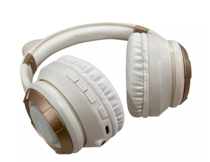 Audífonos Diadema Con Orejas De Gato y Retroiluminado YDM60